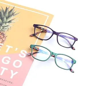 Progressive Multifocal Blue Light Blocking Reading Glasses Women Men- Green 2.0X Green 2.0 x - Progressive Multifocal Blue Light Blocking Reading Glasses