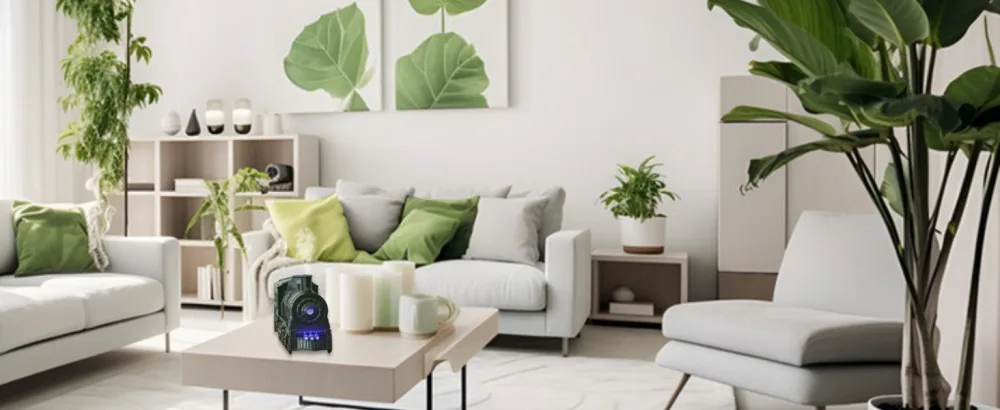 Essential Oil Diffuser for Home 300ml Train Shape Aromatherapy Diffuser with Remote Control 2 Lighting Modes for Office Desktop Decor (US Plug) - product information 9