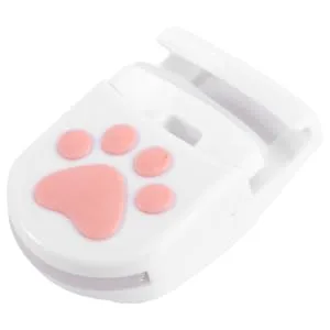 1 Set Anti-Skid Handle Eyelashories Eyelash Curler Makeup Eyelashories Eyelash Curling Kit Mini White Accessories - product information 1