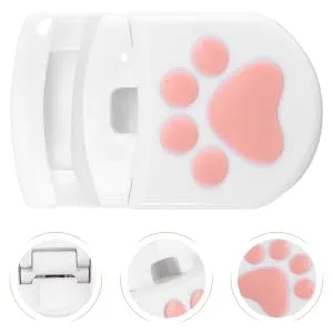 1 Set Anti-Skid Handle Eyelashories Eyelash Curler Makeup Eyelashories Eyelash Curling Kit Mini White Accessories - product information 3