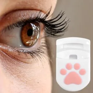 1 Set Anti-Skid Handle Eyelashories Eyelash Curler Makeup Eyelashories Eyelash Curling Kit Mini White Accessories - product information 4