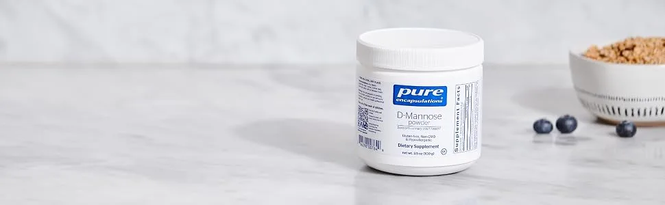 Pure Encapsulations d-Mannose Powder | Dissolvable Supplement for Urinary Tract Support* | 1.76 Ounces 1.76 Ounce (Pack of 1) - D-Mannose Powder