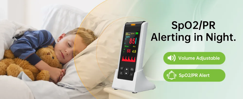 Probes for infants - Compatible with Handheld Pulse Oximeter Overnight Oxygen SpO2 Heart Rate Monitor - pulse oximeter finegertip