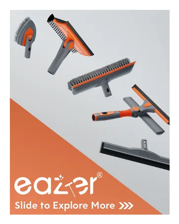 eazer 10" Large Lint Rollers for Carpet Large Lint Roller for Pet Hair Extra Sticky with 54" Pole 320 Sheets Multi-Purpose Lint Remover for Cleaning Sofa Clothe Carpet - Additional Mini Roller. 2 Roller + 4 Refills(Large & Small) - BS01