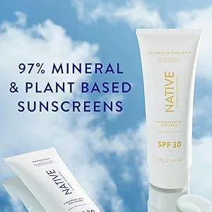 Unscented Mineral Face Lotion - SPF 30-1.7 fl oz - Native Suncare