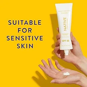 Unscented Mineral Face Lotion - SPF 30-1.7 fl oz - Native Suncare
