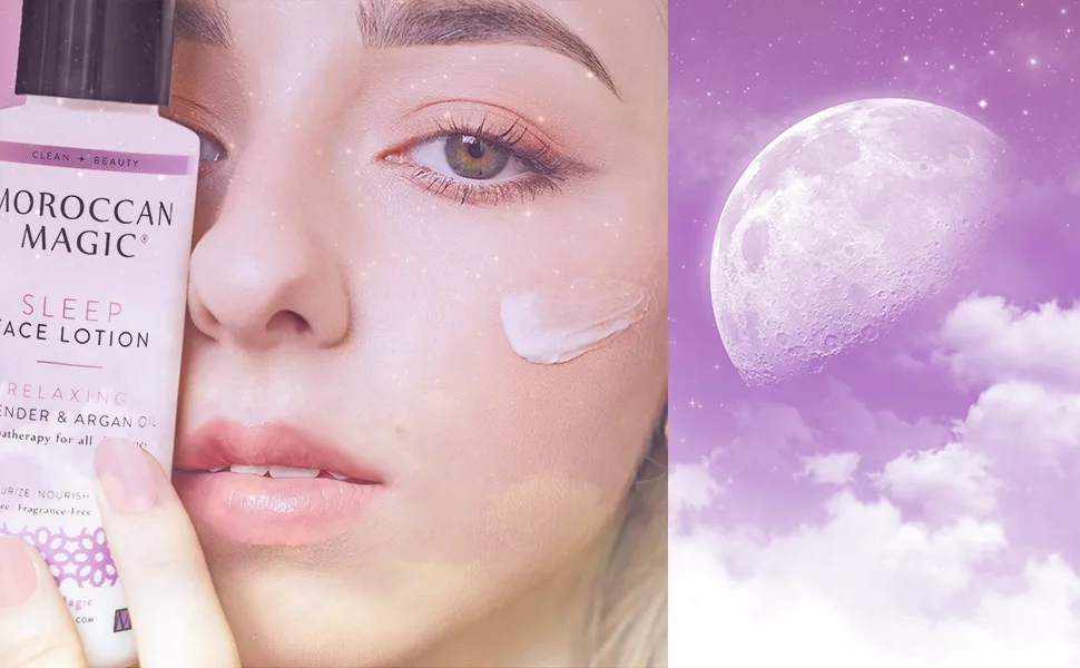 Moroccan Magic Sleep Exfoliating Face Wash | Clean Beauty | Sweet Lavender | Vegan | Cruelty-Free - sleep