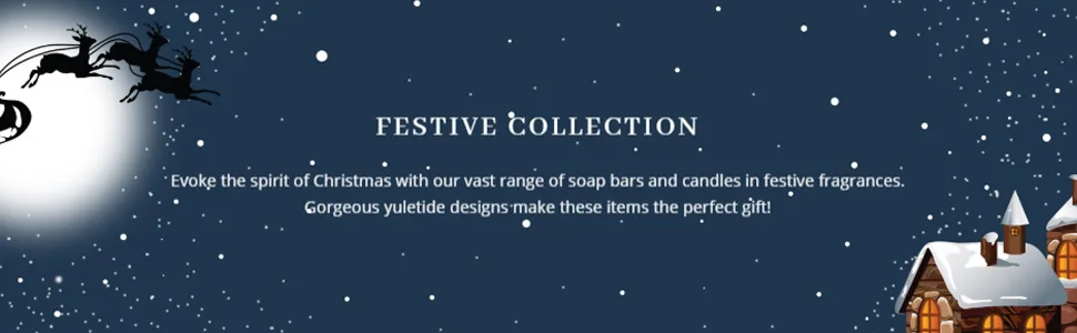 Elf Merry Christmas Large Bath SoapLarge Bath Luxurious Gift Soap Rich shea butt - english soap