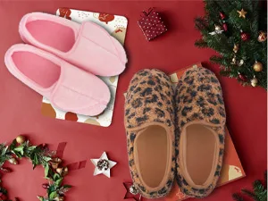Git-up Women Soft wide Slippers Memory Foam Closed Toed Diabetic Arthritis Edema House Slippers 8 Red - womens slippers 02