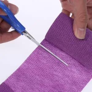 Rolls Self-Adhesive Tape Knee Pads Purple Medium - product information 6