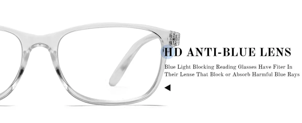 Reading Glasses for Women men Womens Magnifying Readers Glass Blue Light Blocking Eyeglasses Unbreakable Blue & Black 1.75 x - reading glasses