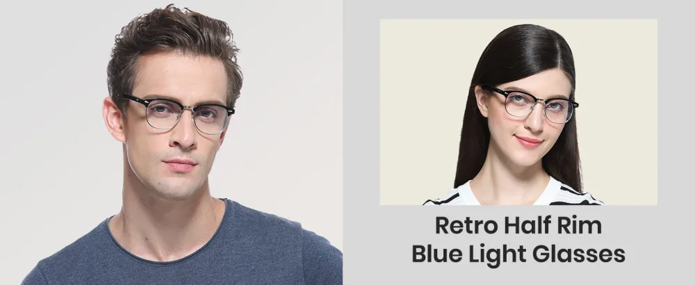 Cyxus Reading Glasses for Women Men Blue Light Blocking Glasses Bifocal Square Clear Lens Magnification Readers Eyewear Classic Black 1.0 x - Reading Glasses
