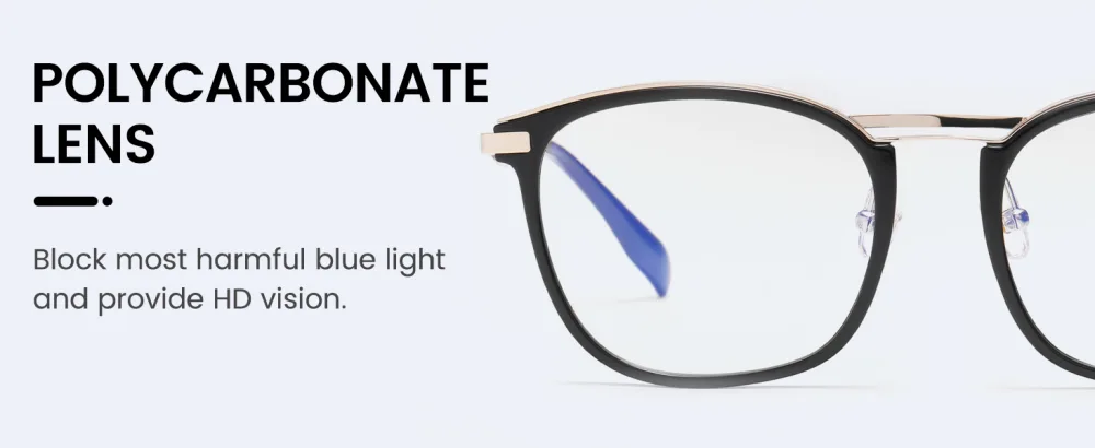 DUCO Blue Light Blocking Glasses For Men Blue Ray Glasses Oversized Computer Glasses Retro Square Fashion Eyeglasses 5223 Black - blue light blocking glasses