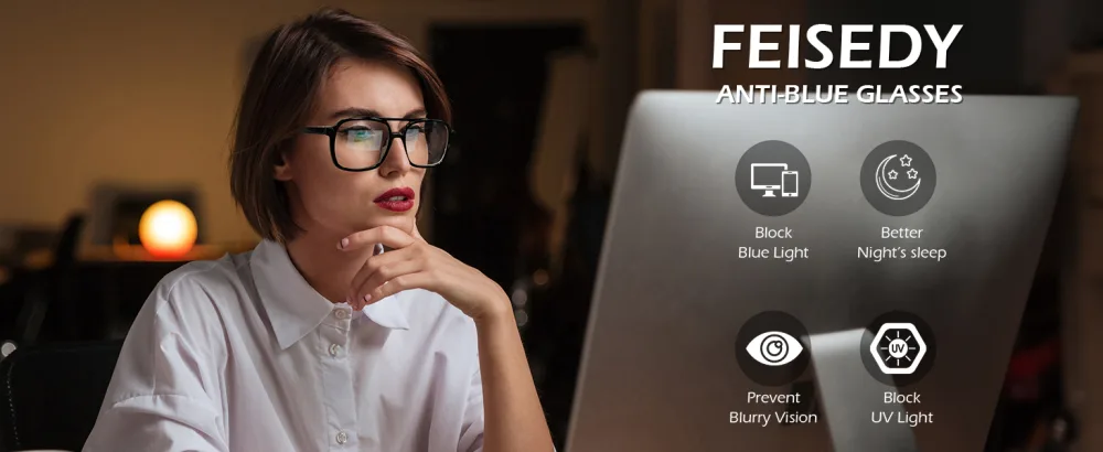 FEISEDY Aviator Blue Light Blocking Glasses Fake Nerd Clear Oversized Square Computer Glasses TR Frame B0158 Transparent Coffee Frame 53 Millimeters - anti blue light glasses
