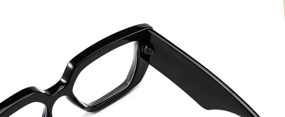 FEISEDY Blue Light Glasses for Women Oversized Square Thick Frame Computer Eyeglass Anti Eyestrain B4129 Red - 412911