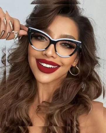 FEISEDY Vintage Reading Blue Light Blocking Glasses Women Men Reader Spring Hinge Glasses B2519 Clear 1.5 x - 2991