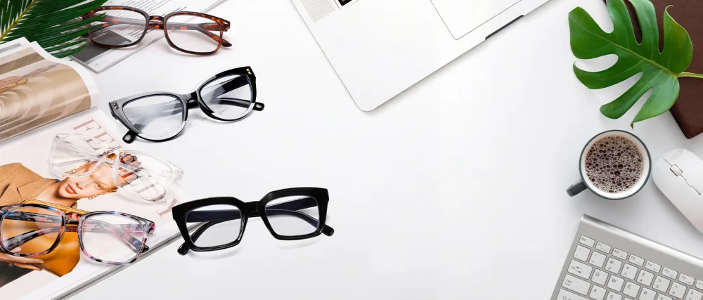 FEISEDY Vintage Reading Blue Light Blocking Glasses Women Men Reader Spring Hinge Glasses B2519 Clear 1.5 x - product information 10