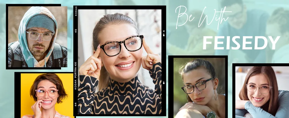 FEISEDY Vintage Reading Blue Light Blocking Glasses Women Men Reader Spring Hinge Glasses B2519 Clear 1.5 x - Vintage Reading Blue Light Blocking Glasses