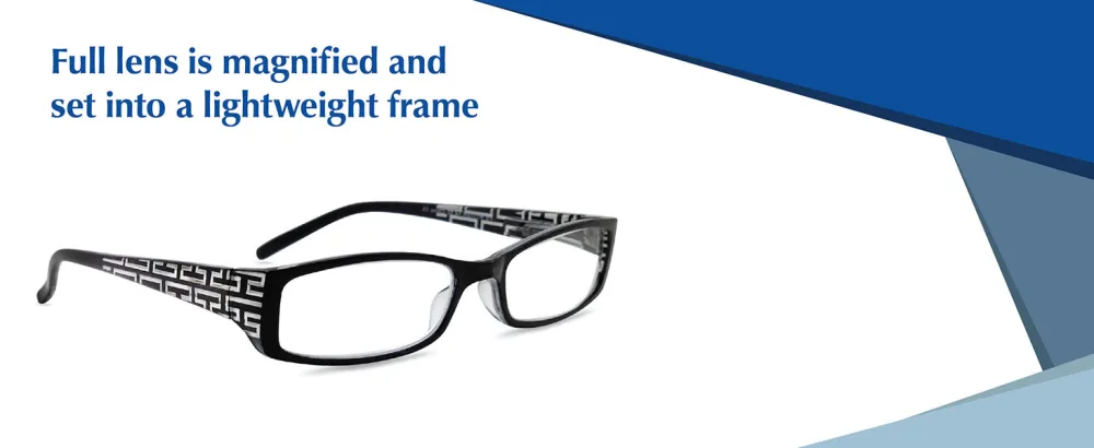 Super Strength II High Magnification Reading Glasses Laser Etched Grecian Key Design Black 7.0 x - high magnification reading glasses extra strong reading glasses 4 power reading glasses