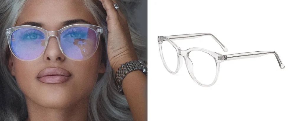TIJN Oversized Blue Light Glasses for Women Men Large Frame Anti Eyestrain Clear Computer Gaming Blue Blocker Glasses 01-tortoise Shell - TIJN blue light blocking glasses