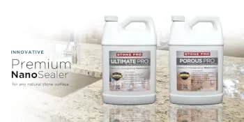 Stone Pro Crystal Clean - Surface Cleaner & Sealer Concentrate 128 oz Gallon Concentrate Gallons - 25 Year Sealers