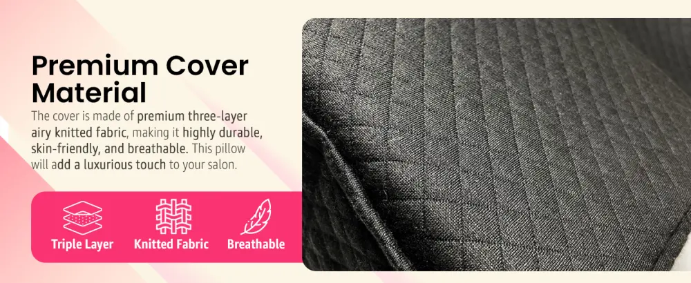 Pillow for Eyelash Extensions - Curved Memory Foam Lash Bed Pillow with Neck and Back Support Perfect Pillow for Eyelash Extensions Two Pockets for Tools On The Sides of Pillow (White) - supply techs microblading essentials cart caddy tile pestanas profesional set up mapping chart