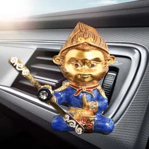 Mikinona Aromatherapy Car Decoration Perfume Car Ornaments Air Conditioner To Rotate Monkey King - product information 5