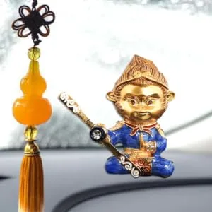 Mikinona Aromatherapy Car Decoration Perfume Car Ornaments Air Conditioner To Rotate Monkey King - product information 7