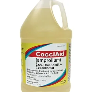 Aurora CocciAid 9.6% Liquid Concentrate Generic for Corid AmproMed Amprolium 1Gal 1 Gallon - Cocciaid