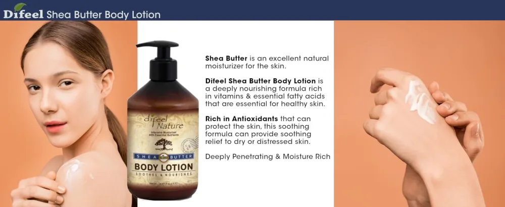 Difeel Olive Oil Hand and Body Lotion 16.9 Ounce - Shea Lotion - Web