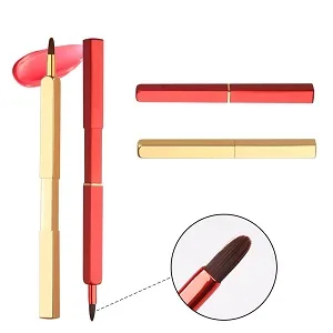 Exquisite Professional Lip Brush Applicators-Retractable Lipstick Brushes- Lipstick Gloss Makeup Brush Tool For Women and Girls (Two-Head) - product information 3