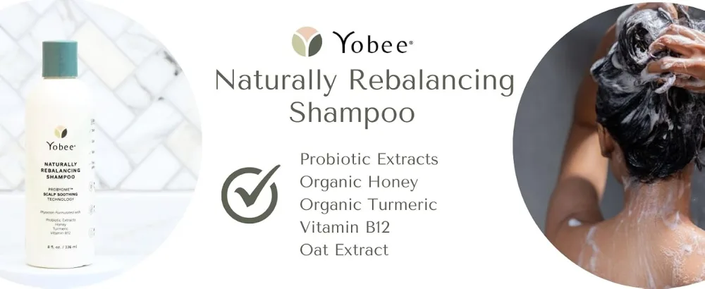 Psoriasis & Dandruff relief | Yobee Probiotic Shampoo & Conditioner | Doctor formulated - Shampoo 1