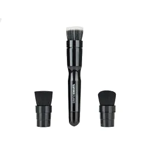 blendSMART1 Everyday Electric Makeup Brush Set (Black) - black makeup brush everyday kit airbrush cosmetics airbrush