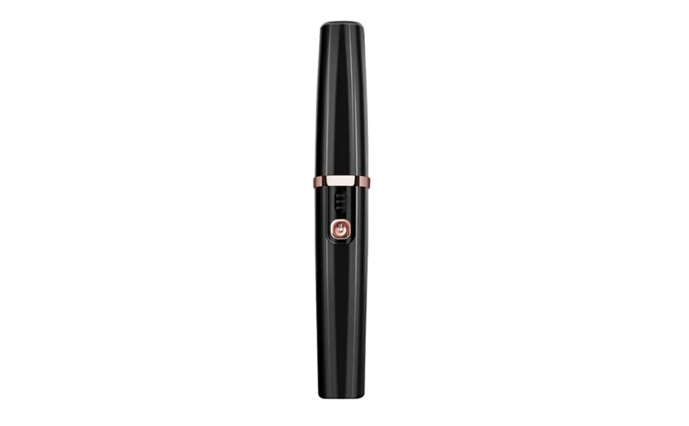 1 PC Electric Eyebrow Trimmer USB Charging Trimmer Mustache Trimmer Safe Eyebrow Trimmer Creative Hair 14.5X1.7cm Black - product information 2