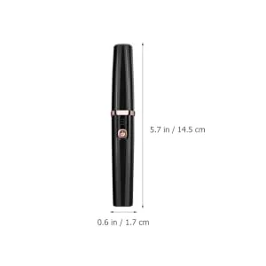 1 PC Electric Eyebrow Trimmer USB Charging Trimmer Mustache Trimmer Safe Eyebrow Trimmer Creative Hair 14.5X1.7cm Black - product information 3