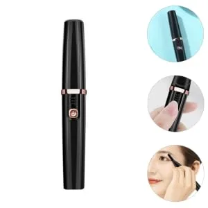 1 PC Electric Eyebrow Trimmer USB Charging Trimmer Mustache Trimmer Safe Eyebrow Trimmer Creative Hair 14.5X1.7cm Black - product information 4