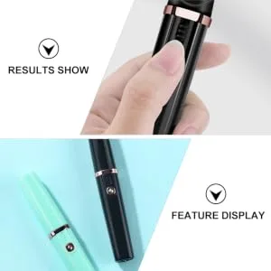 1 PC Electric Eyebrow Trimmer USB Charging Trimmer Mustache Trimmer Safe Eyebrow Trimmer Creative Hair 14.5X1.7cm Black - product information 6