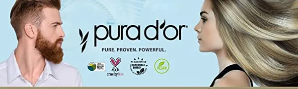 PURA D'OR Apple Cider Vinegar Thin2Thick Set (16oz x 2) ACV Shampoo & Conditioner, Clarifying, Detox - Biotin, Keratin, Caffeine, Castor Oil, Aloe - All Hair Types, Men & Women (Packaging may vary) - product information 1