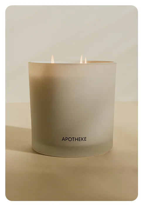 Apotheke 3-Wick Candles Collection Charcoal - 3-Wick Candle