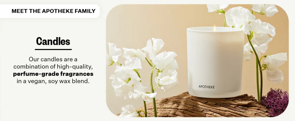 Apotheke 3-Wick Candles Collection Charcoal - Charcoal 3-Wick Candle