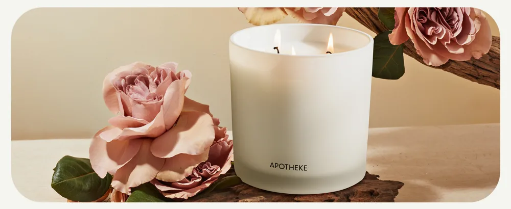 Apotheke 3-Wick Candles Collection Charcoal - Tonka Oak 3-Wick Candle