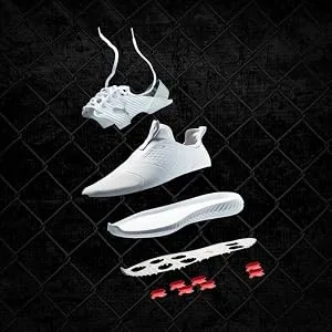 PUMA GOLF Men's Ignite Pwradapt Caged Golf Shoe 10.5 Puma White-puma Silver-peacoat - Adaptive Fit System