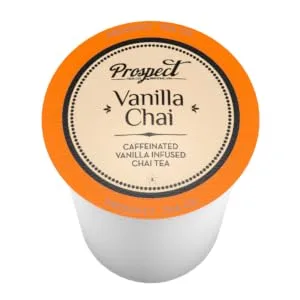 Prospect Tea Co. Caffeinated Vanilla Chai Tea Pods Compatible with K Cup Brewers Including 2.0, 40 Count - product information 3