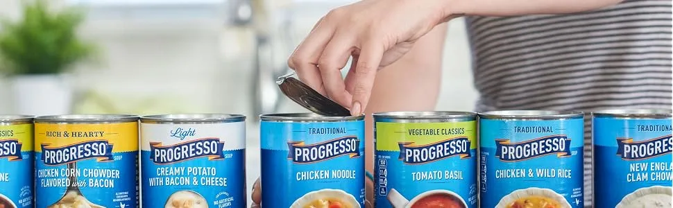 Progresso Tomato Basil Soup with Cheddar Crackers, 12.2 oz - product information 1
