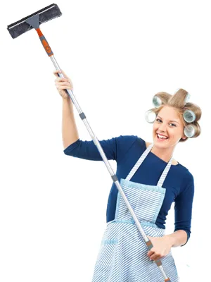 Professional Window Squeegee Cleaner, 2 in 1 Shower Squeegee with Extension Pole, 62 Telescopic Window Washing Equipment with Bendable Head, Glass Cleaning Tools for Indoor/Outdoor High Window - product information 8