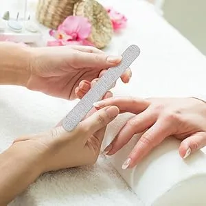 Professional Disposable Manicure Kit Basics 3 Piece Nail Kit, Wood Nail File 100/180 Grit, Mini Buffer 80/100 Grit, Wood Stick, 100 Set - product information 4