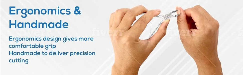 Professional Cuticle Cutter & Pusher Trimmer Manicure Tools with Double Spring Perfect Nail Care Tool for Manicure & Pedicure Beauty at Home/Spa/Saloon (Silver) - product information 1