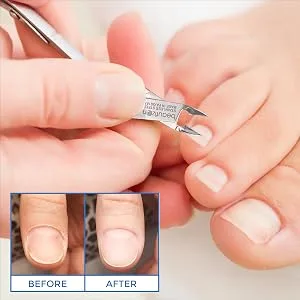 Professional Cuticle Cutter & Pusher Trimmer Manicure Tools with Double Spring Perfect Nail Care Tool for Manicure & Pedicure Beauty at Home/Spa/Saloon (Silver) - product information 4