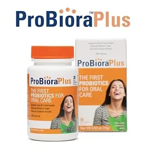 ProBiora Health Professional Strength Good Bacteria Teeth & Gums | Fresher Breath - 1.79 Oz. - 90 Count - ProBioraPlus
