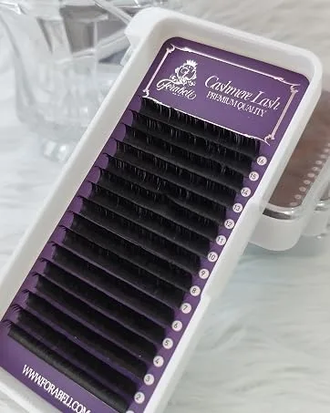 Pro Care Strong Eyelash Extension Glue - Forabeli 5ml / 1-2 Sec Drying time/Retention 8 Weeks/Procare Black Lash Adhesive/Professional Use Only - eyelash extension trays